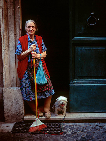 "Woman With Dog" Rome