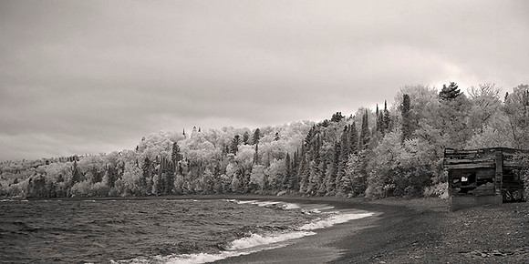 "Abandoned Shack Lake Superior"
